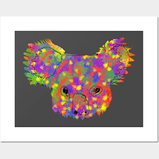 Abstract Koala Posters and Art